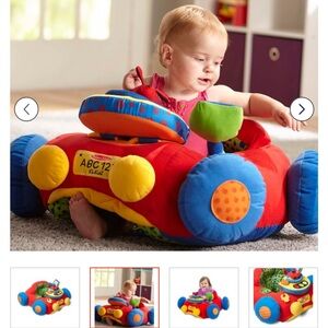 Melissa & Doug Vibrant Plush Ride-On Car